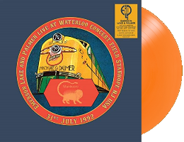 Emerson, Lake & Palmer - 2020 Live At Waterloo Concert Field Stanhope NJ USA 31st July 1992 - Flame Coloured vinyl LP  - 190 kr.